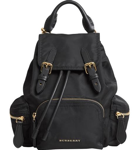 black burberry backpack|burberry rucksack small nylon backpack.